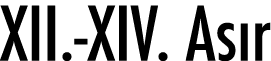 XII. XIV. As r