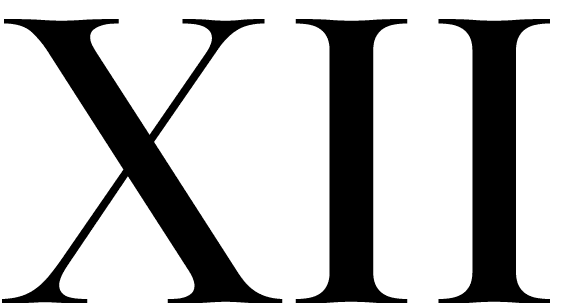 XII