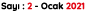 Sayı : 2 - Ocak 2021