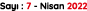 Sayı : 7 - Nisan 2022