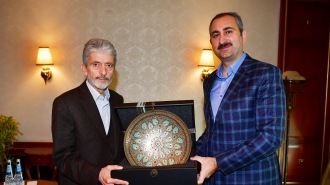 ADALET BAKANI GÜL, BAŞKAN TUNA'YI ZİYARET ETTİ