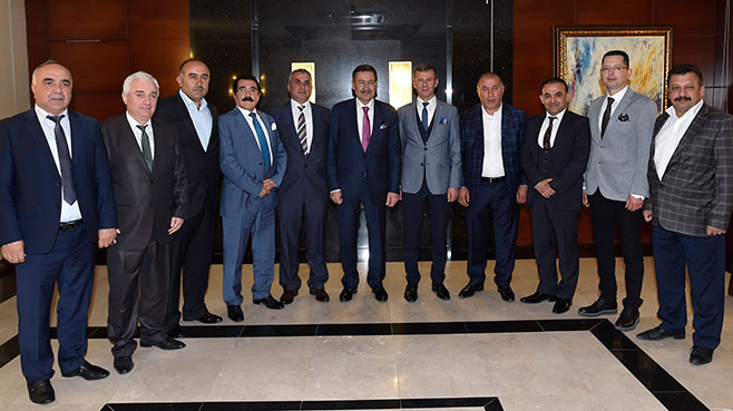 BAŞKAN GÖKÇEK'E, ASEMKOM'DAN ZİYARET