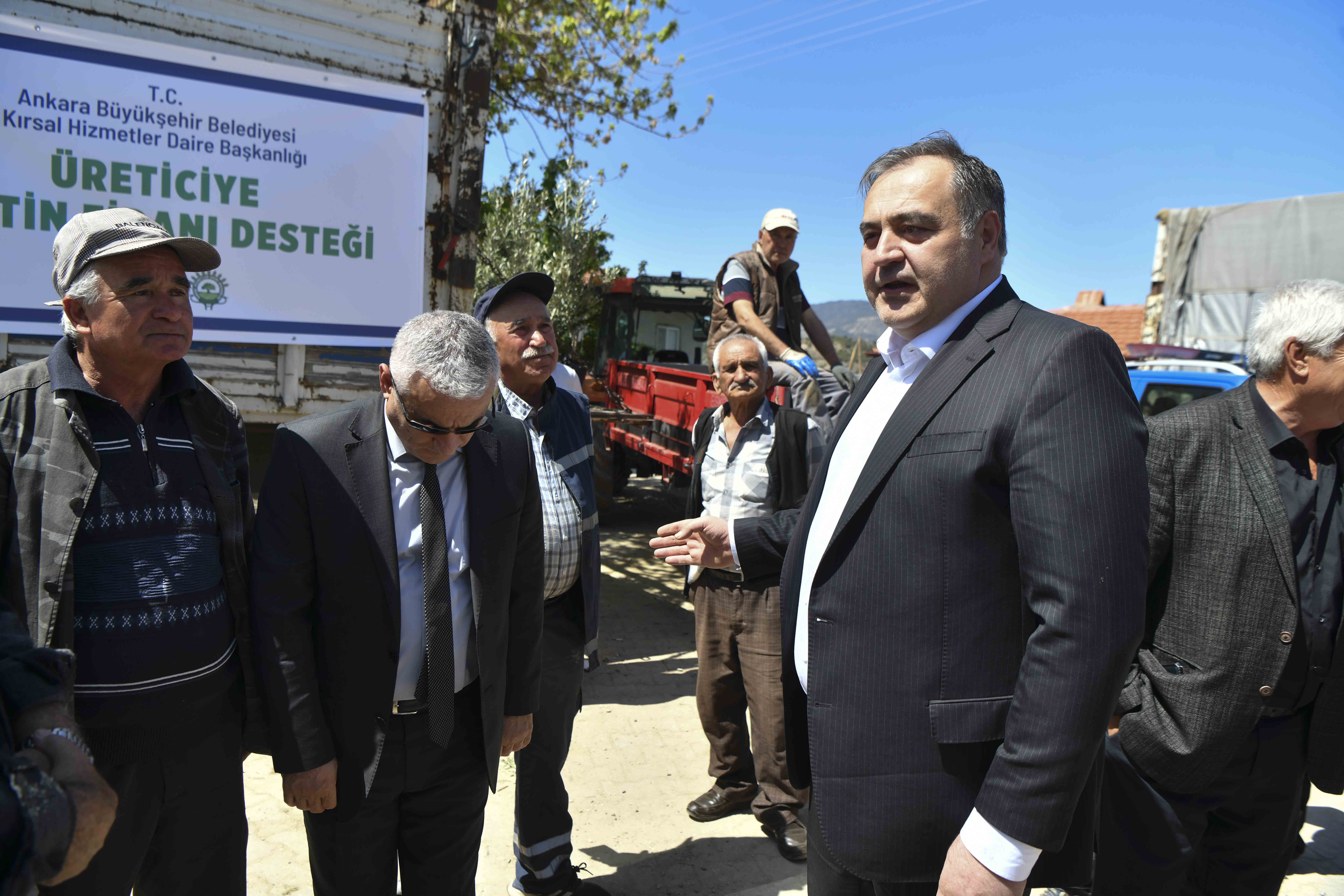 ANKARA BÜYÜKŞEHİR BELEDİYESİ’NİN ÜRETİCİLERE DESTEKLERİ SÜRÜYOR