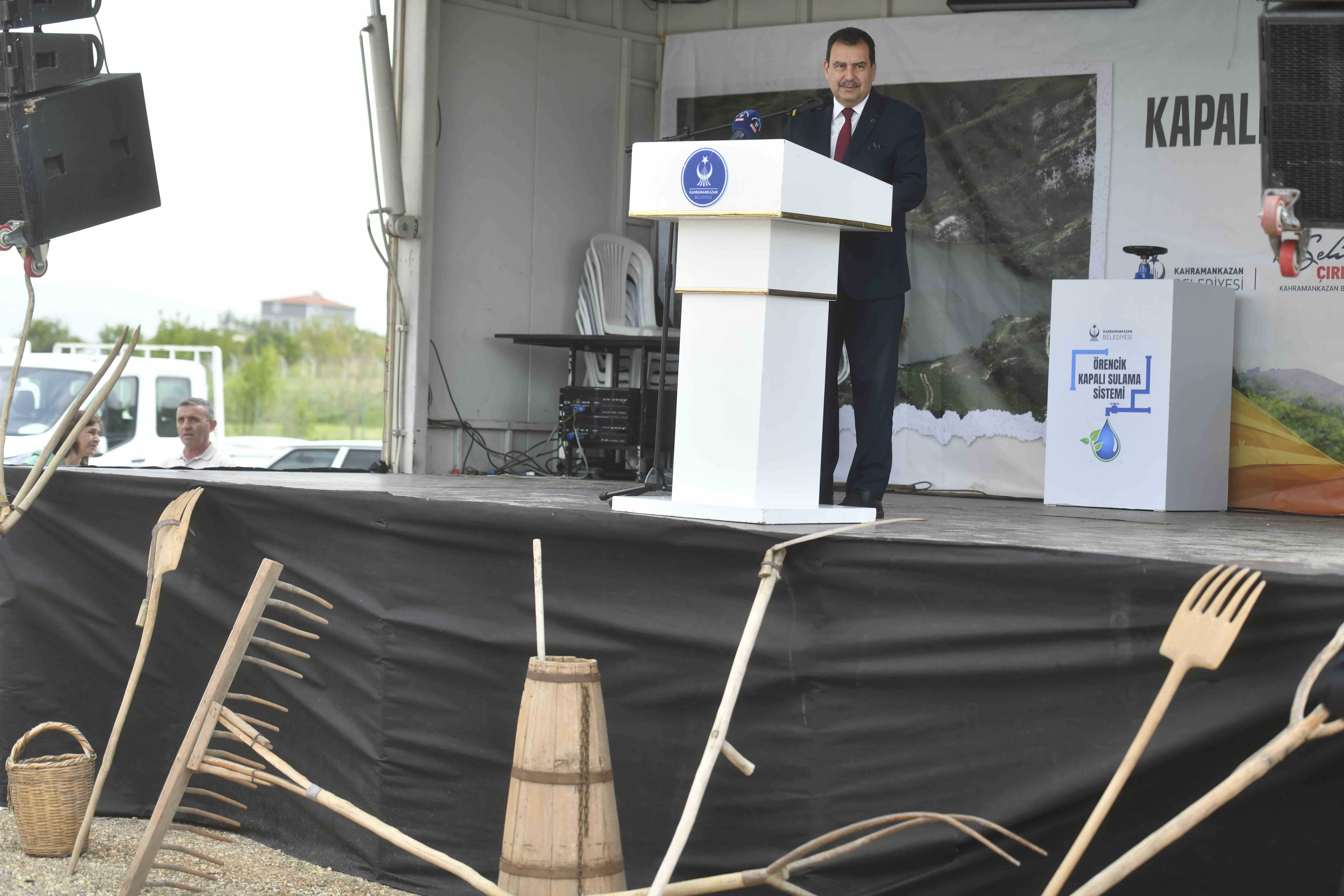 ANKARA BÜYÜKŞEHİR BELEDİYESİ’NDEN KAHRAMANKAZAN ÖRENCİK SULAMA PROJESİ