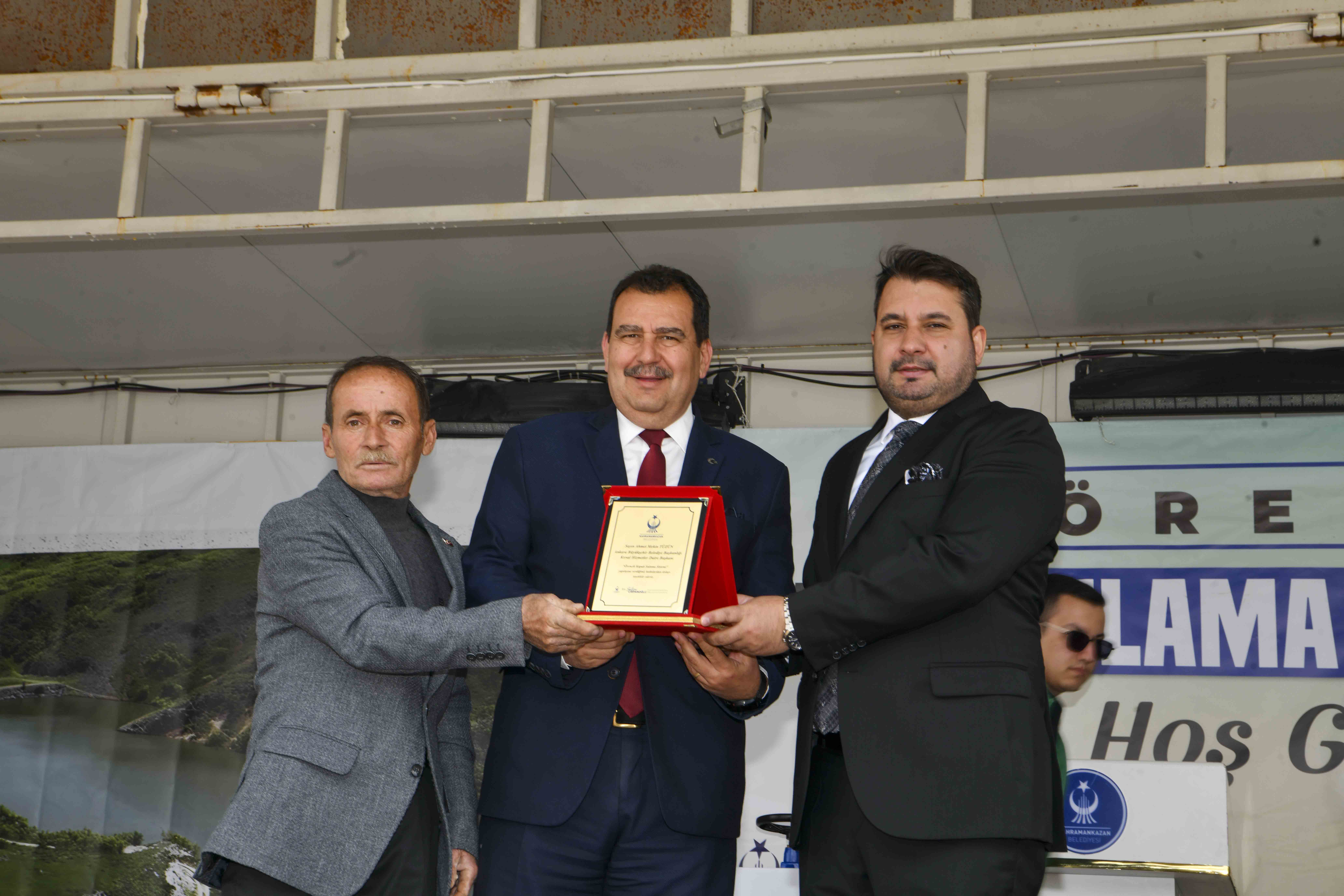 ANKARA BÜYÜKŞEHİR BELEDİYESİ’NDEN KAHRAMANKAZAN ÖRENCİK SULAMA PROJESİ