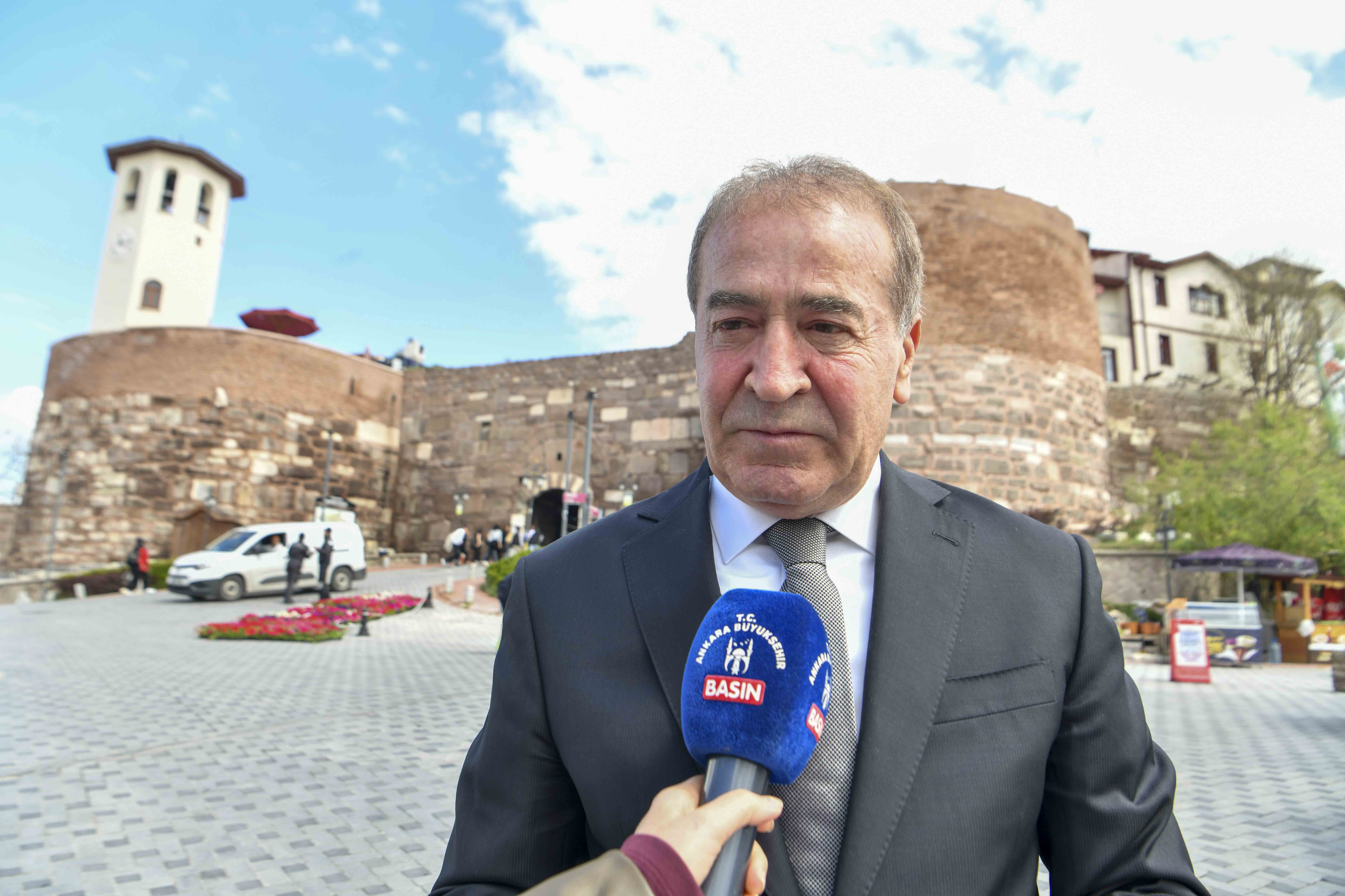 ANKARA KALESİ’NE HASSAS DOKUNUŞ: SUR DUVARLARI GÜÇLENDİRİLDİ