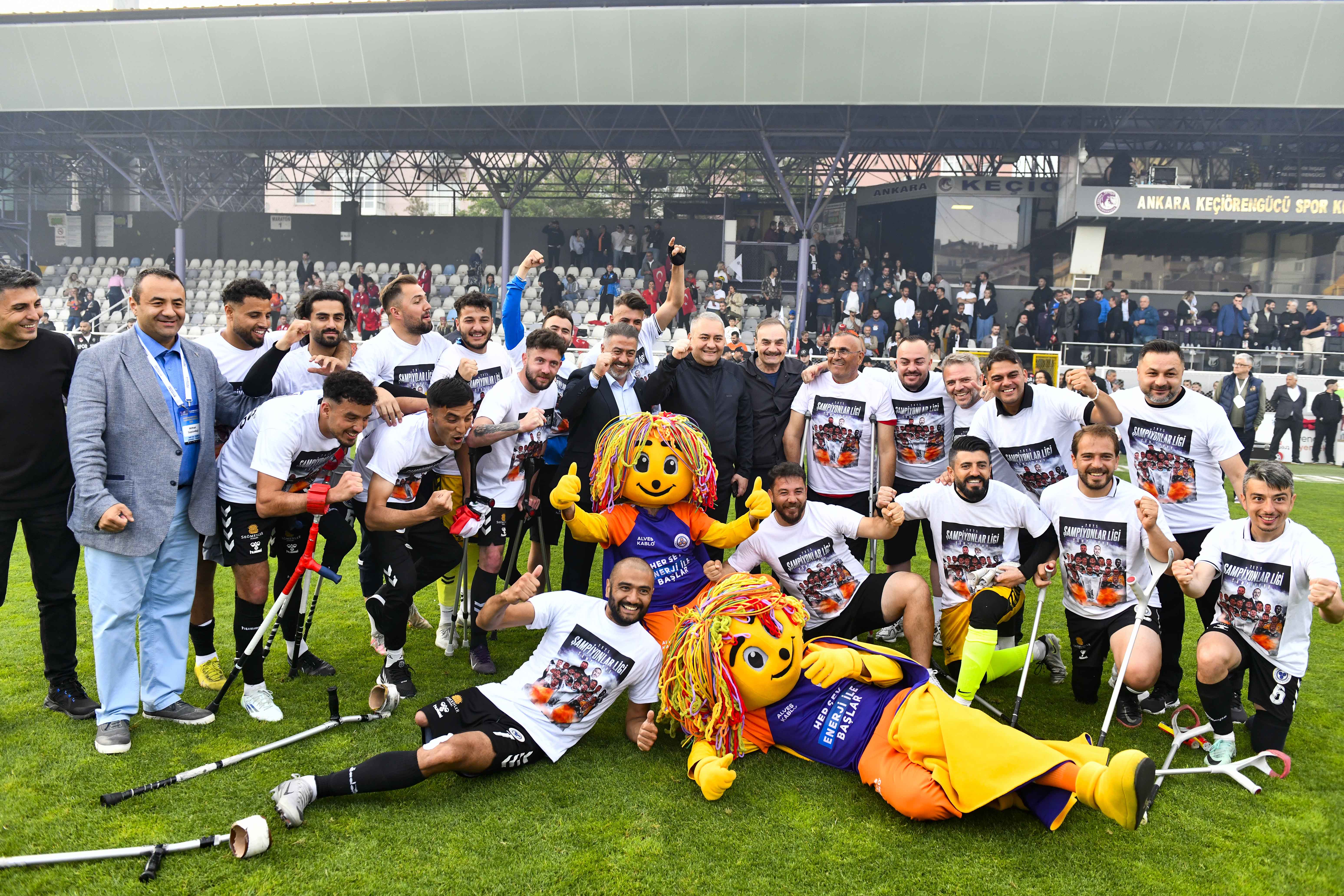 AMPUTE FUTBOL ŞAMPİYONLAR LİGİ ŞAMPİYONU ALVES KABLO OLDU