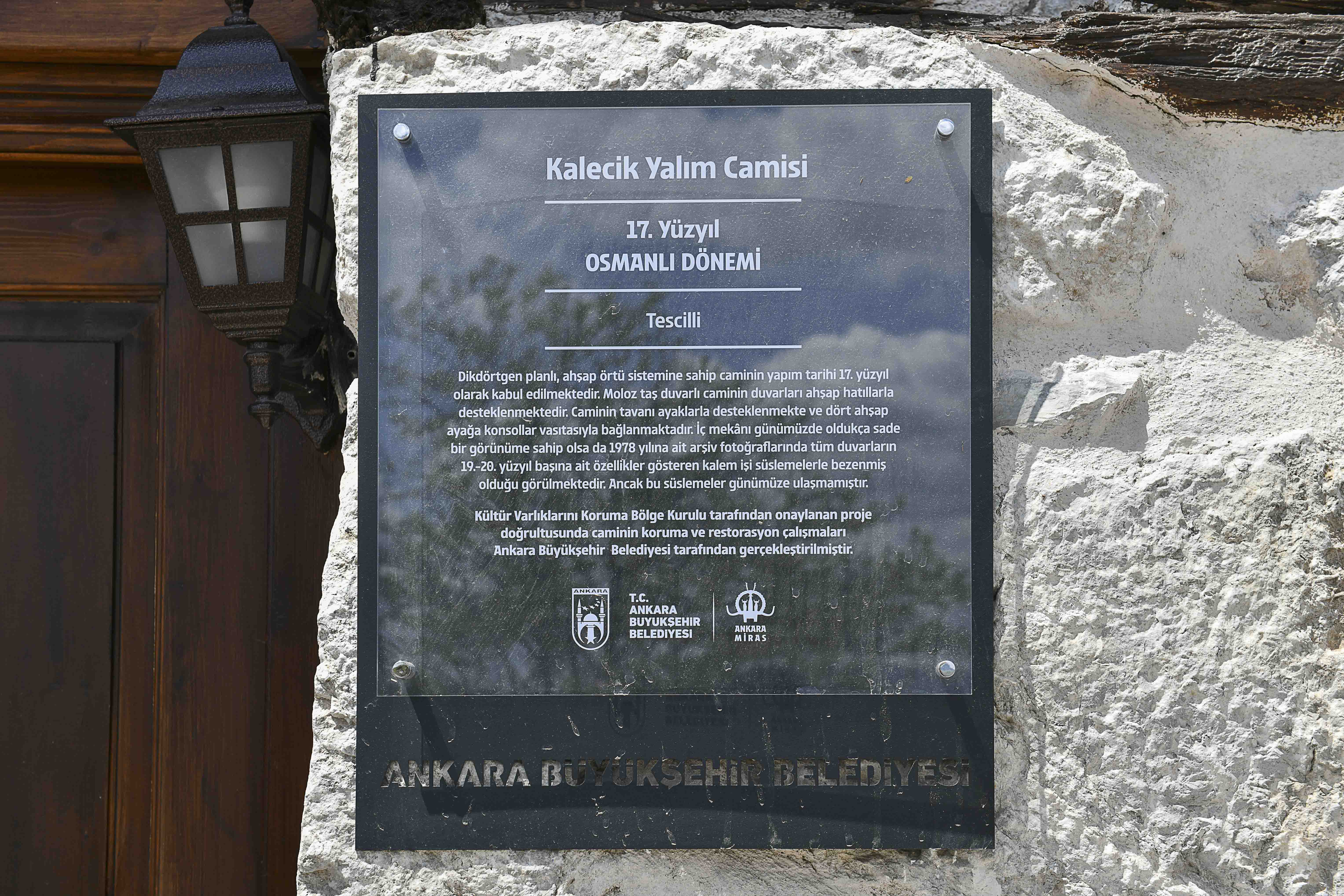 KALECİK YALIM CAMİSİ’NİN RESTORASYON ÇALIŞMALARI TAMAMLANDI