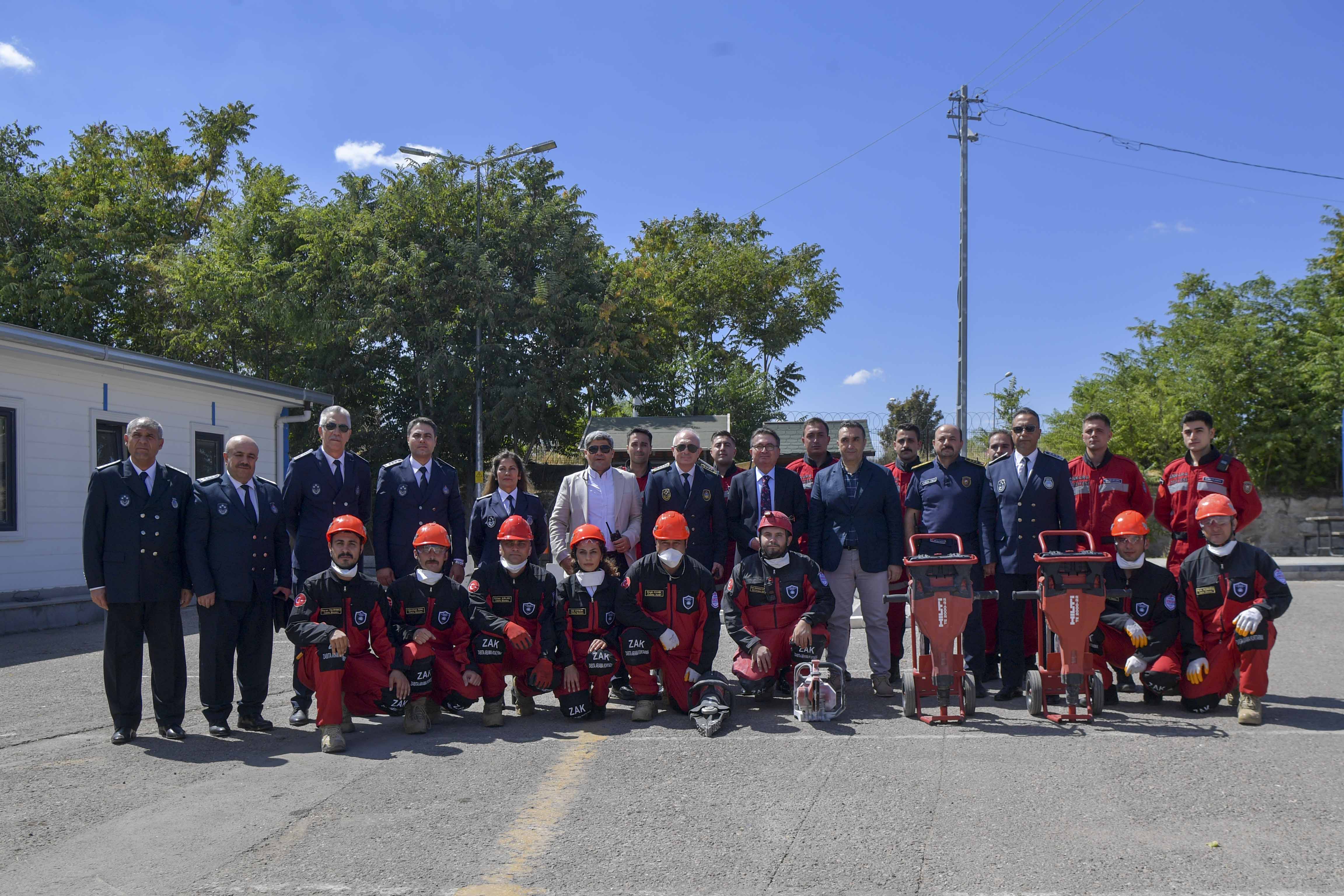 ANKARA ZABITASI ARAMA KURTARMA EKİBİ GÖREVE BAŞLADI