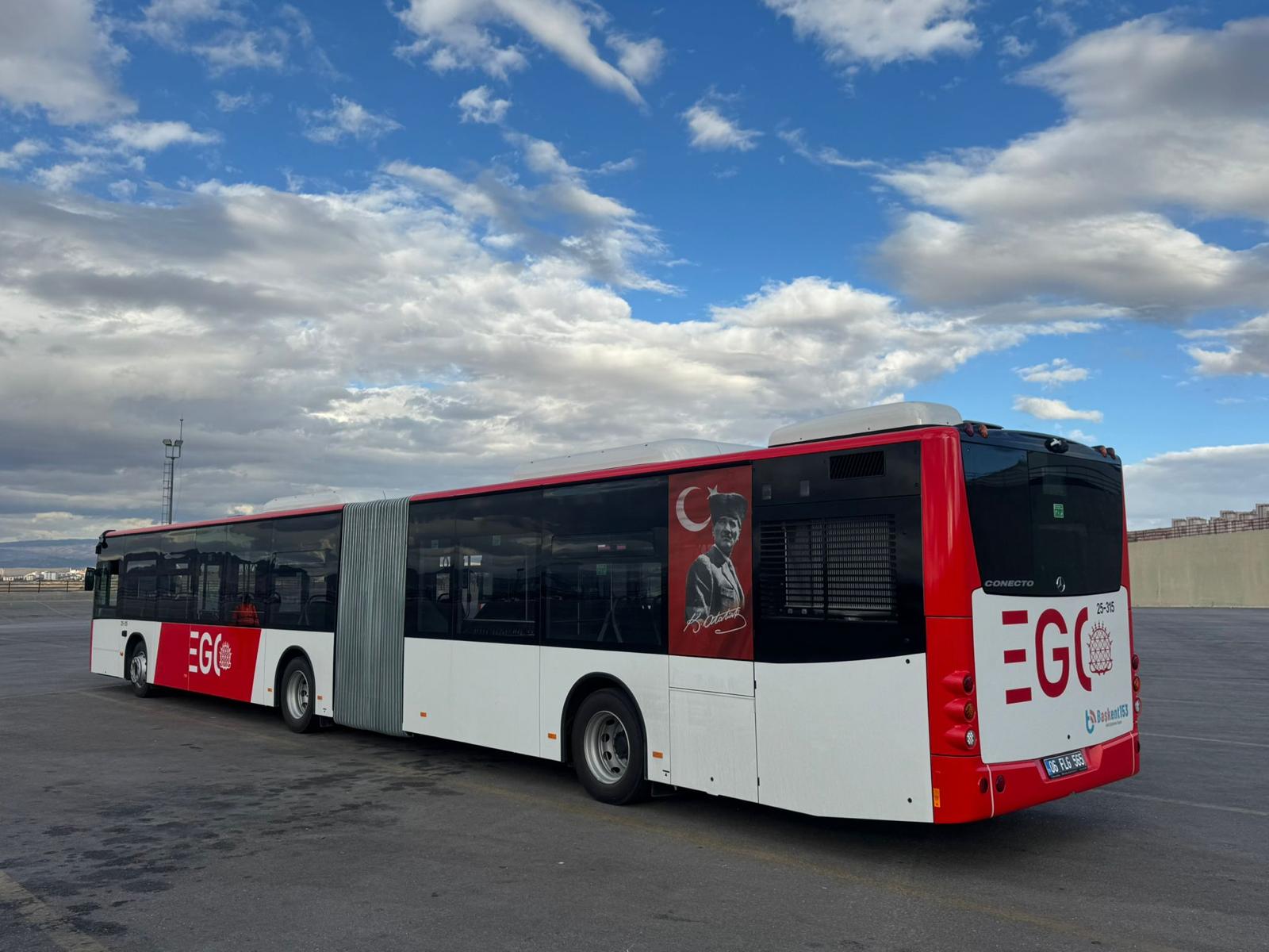 ANKARA BÜYÜKŞEHİR BELEDİYESİ’NDEN BAŞKENT’E 5 YENİ OTOBÜS