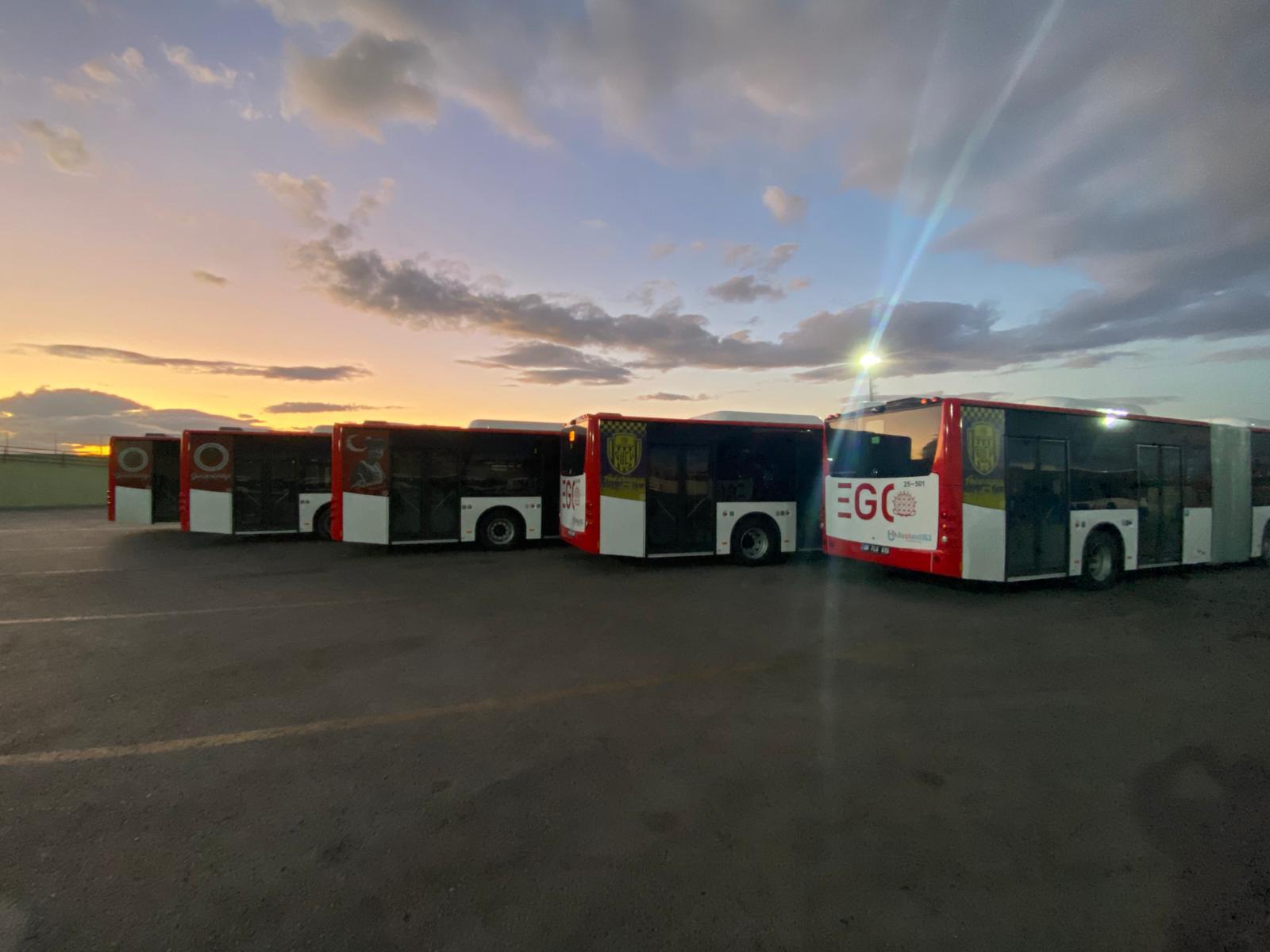 ANKARA BÜYÜKŞEHİR BELEDİYESİ’NDEN BAŞKENT’E 5 YENİ OTOBÜS