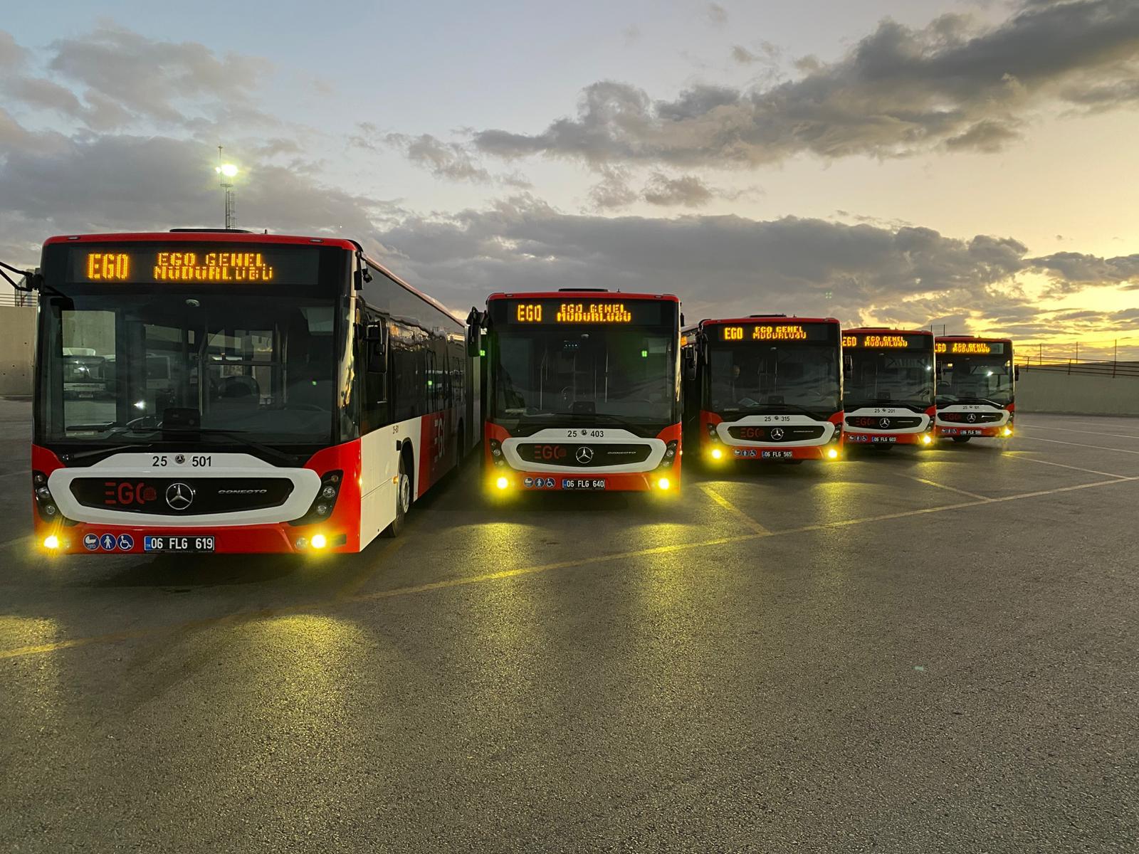 ANKARA BÜYÜKŞEHİR BELEDİYESİ’NDEN BAŞKENT’E 5 YENİ OTOBÜS