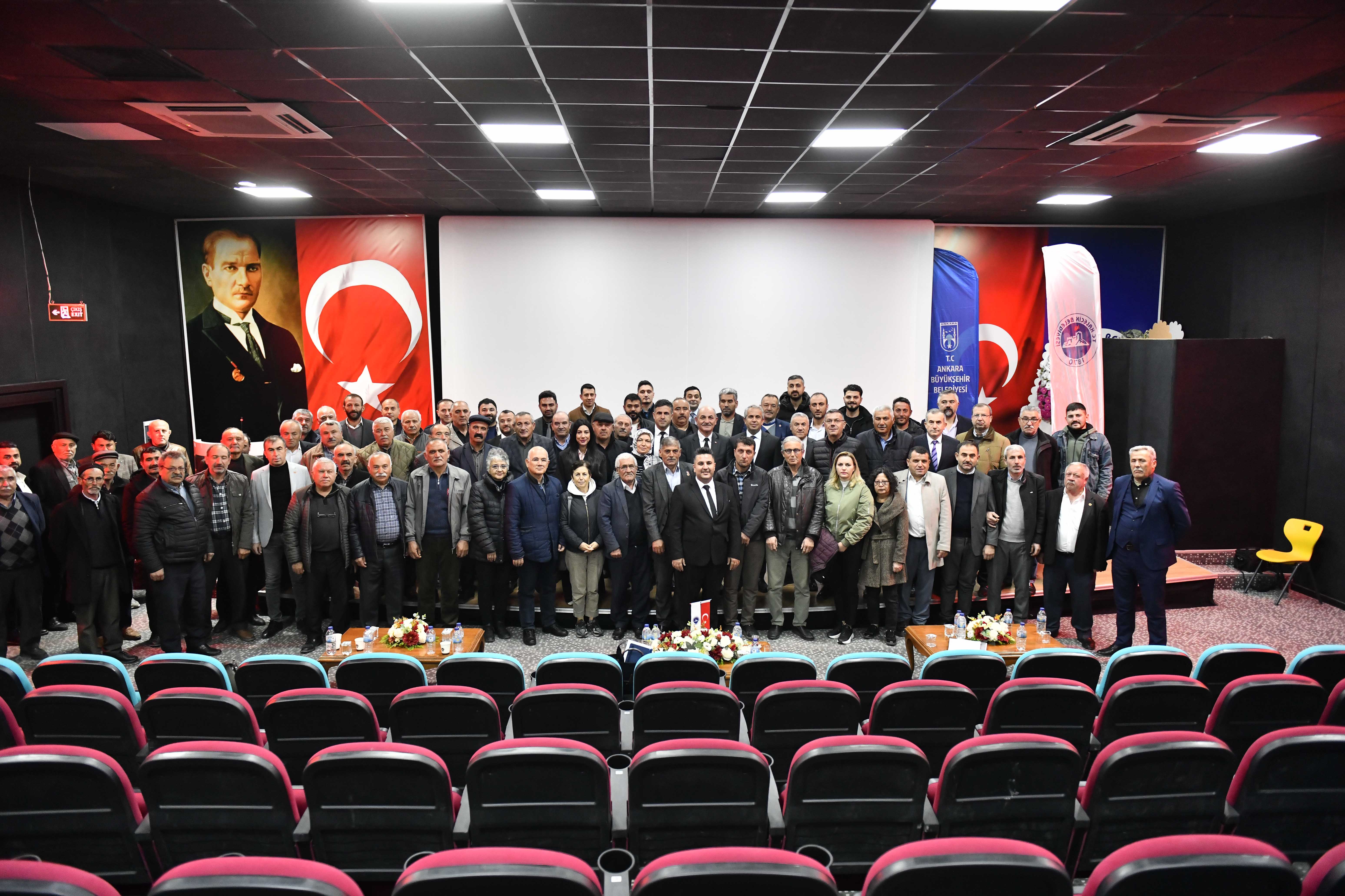 ANKARA BÜYÜKŞEHİR’DEN KALECİK’TE KIRSAL KALKINMA TOPLANTISI