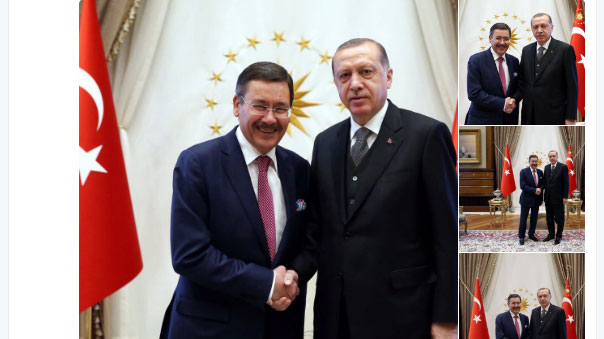BAŞKAN GÖKÇEK'TEN, CUMHURBAŞKANI ERDOĞAN'A ZİYARET