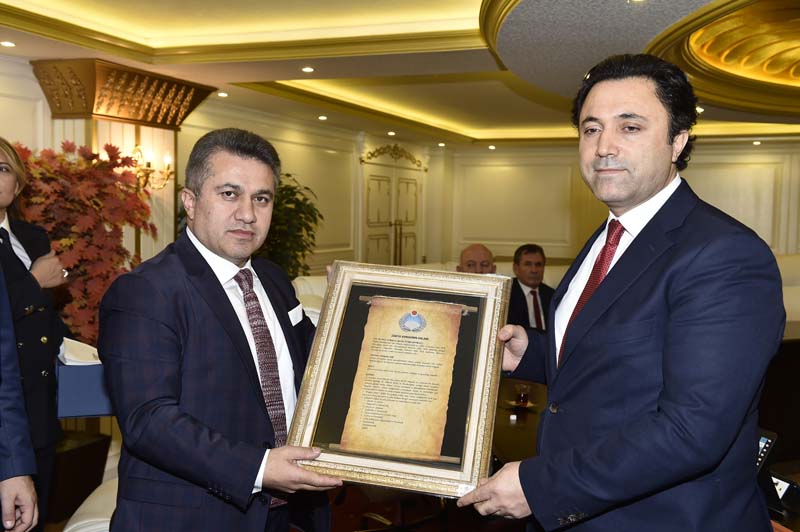 ZABITADAN EMNİYET MÜDÜRLÜĞÜNE TAZİYE ZİYARETİ