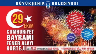 BÜYÜKŞEHİR’DEN CUMHURİYET BAYRAMI KUTLAMASI