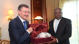 MOZAMBİK HEYETİNDEN, BAŞKAN GÖKÇEK'E ZİYARET
