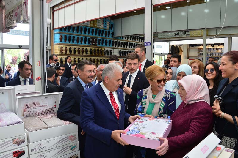 OSMANLI HALK PAZARI’NI, BAŞBAKAN YILDIRIM AÇTI (1)