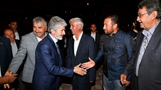 BAŞKAN TUNA, İFTARINI AKYURT’TA YAPTI