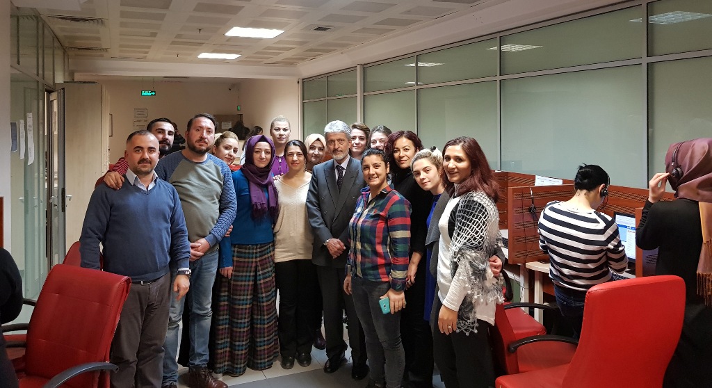 BAŞKAN TUNA, ALO 153 MAVİ MASA'YI ZİYARET ETTİ