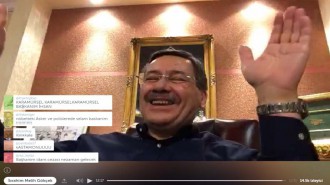 BAŞKAN GÖKÇEK, PERISCOPE CANLI YAYININDA... (1)