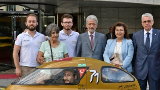 "ANKARALI” GÜNEŞ ARABASININ YOLU BÜYÜKŞEHİR’DEN GEÇTİ