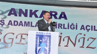 GÖKÇEK, ANKARA’DAKİ ÇORUMLU İŞ ADAMLARIYLA BİR ARAYA GELDİ