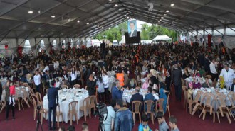 BAŞKAN GÖKÇEK, ANFA ŞİRKETİ PERSONELİYLE İFTARDA BULUŞTU