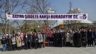 BÜYÜKŞEHİR’DEN, "KADINA ŞİDDETE HAYIR"