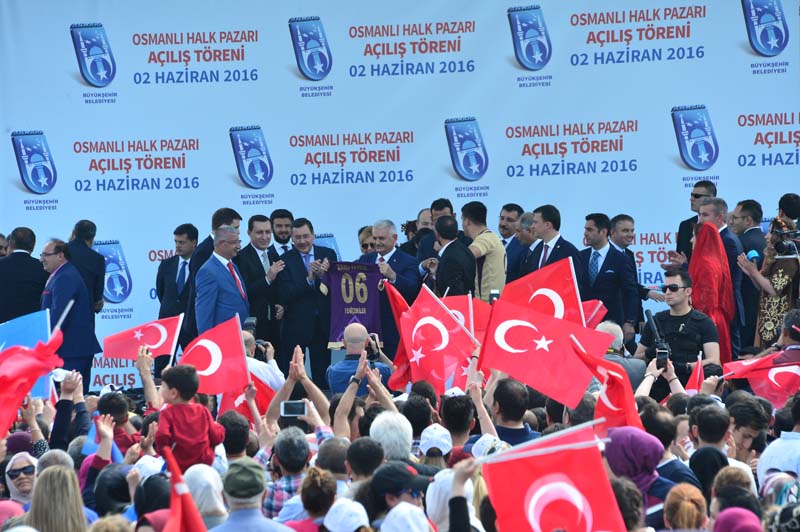 OSMANLI HALK PAZARI’NI, BAŞBAKAN YILDIRIM AÇTI (1)