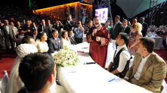 BÜYÜK ANKARA FESTİVALİNDE, TOPLU NİKAH VE SÜNNET ŞÖLENİ
