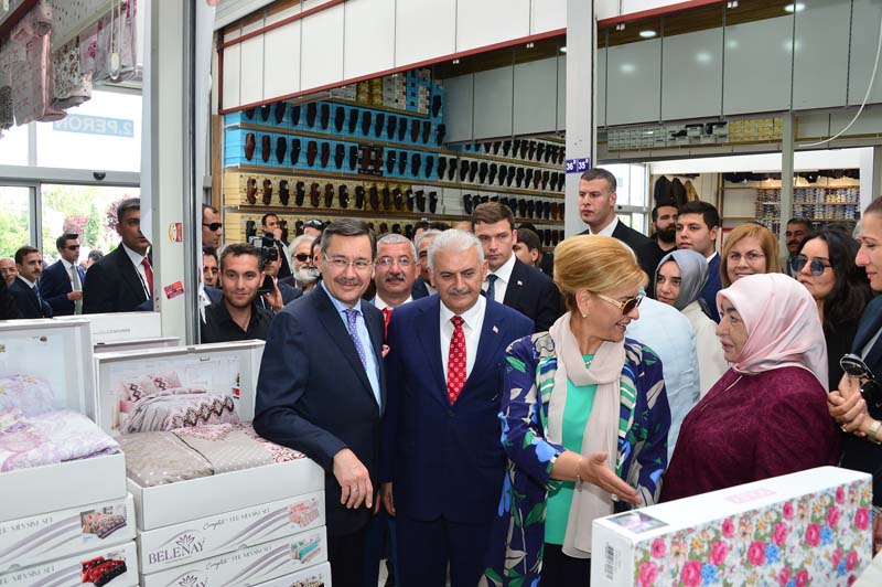 OSMANLI HALK PAZARI’NI, BAŞBAKAN YILDIRIM AÇTI (1)