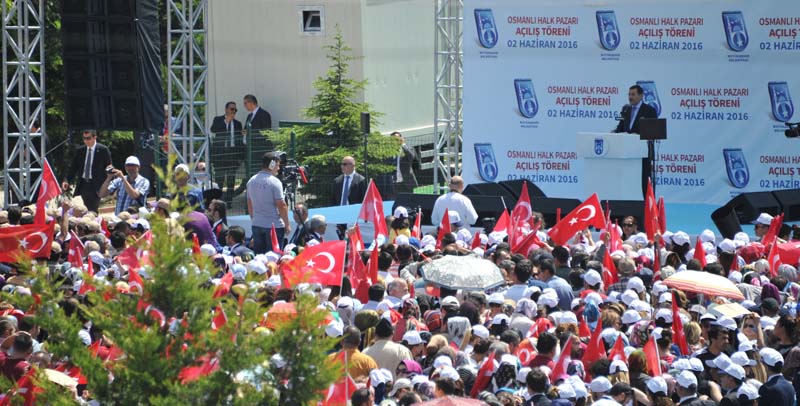 OSMANLI HALK PAZARI’NI, BAŞBAKAN YILDIRIM AÇTI (1)