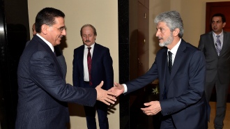 ANKARA VALİSİ TOPACA, BAŞKAN TUNA'YI ZİYARET ETTİ
