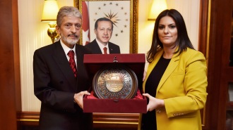 BAKAN SARIEROĞLU'NDAN BAŞKAN TUNA’YA ZİYARET