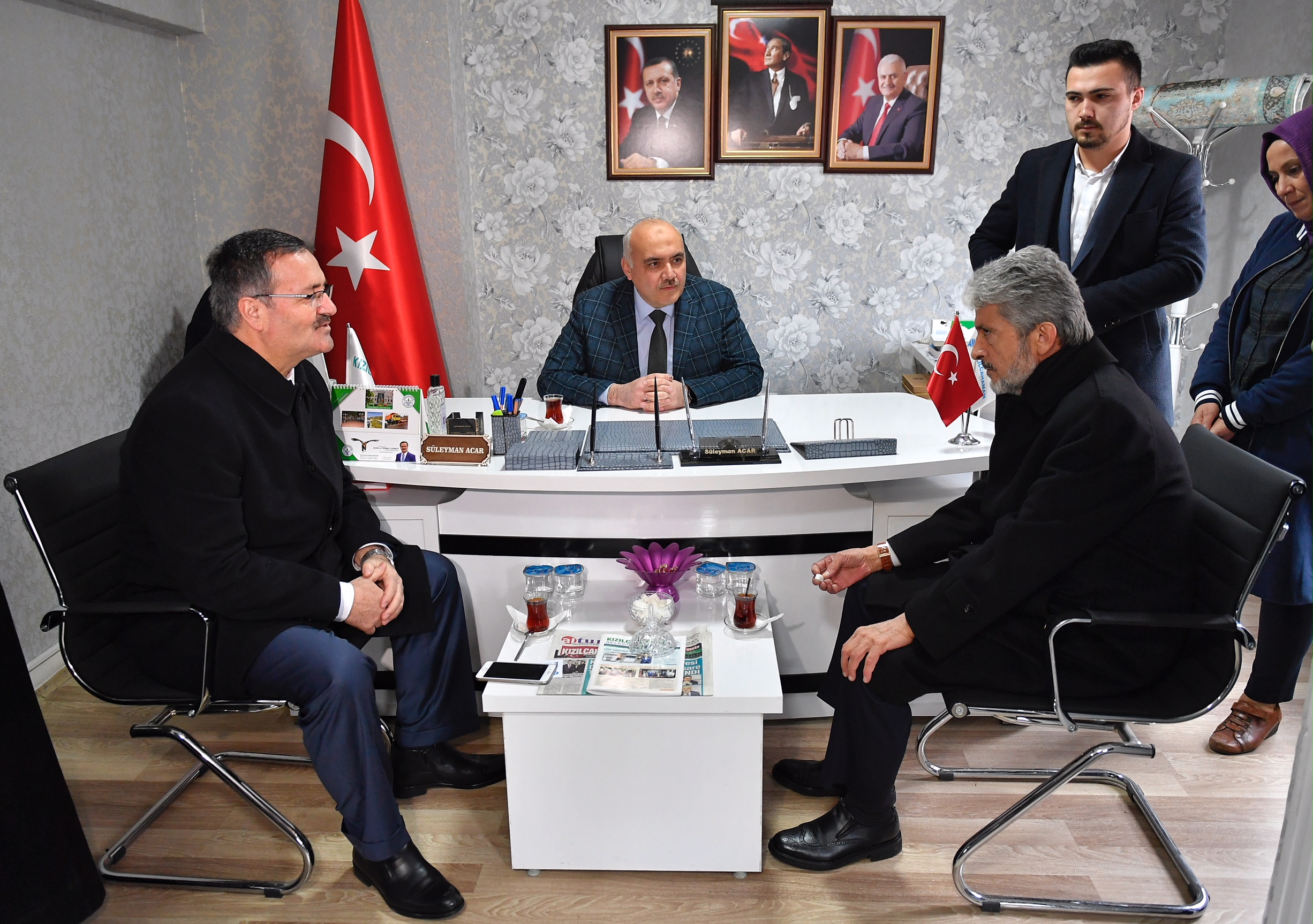 BAŞKAN TUNA İLÇE ZİYARETLERİNE DEVAM EDİYOR
