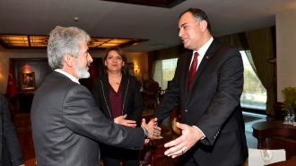 TAŞDELEN'DEN BAŞKAN TUNA'YA ZİYARET