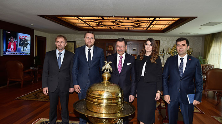 GÖKÇEK'E SARAYBOSNA'DAN KONUK...
