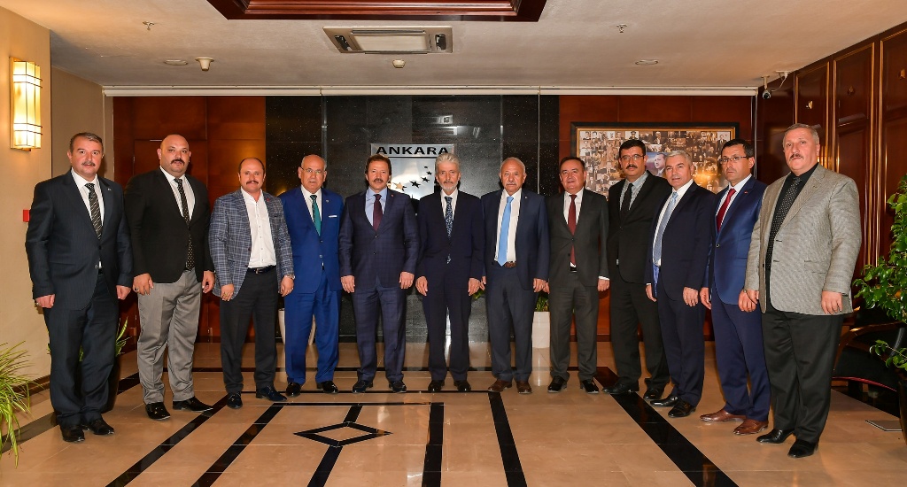 BAŞKAN TUNA’YA “AHİLİK” ZİYARETİ