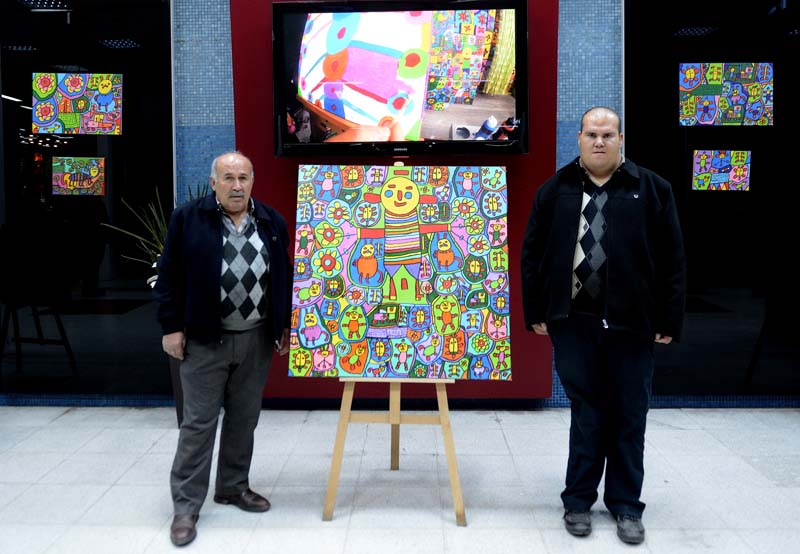 ZİHİNSEL ENGELLİ MUHAMMED’İN RESİMLERİ, METRO SANAT GALERİSİ’NDE