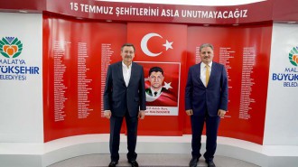BAŞKAN GÖKÇEK, MALATYA’DA