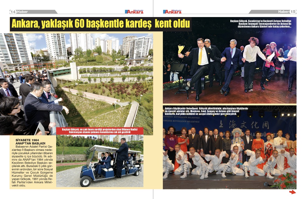 GÖKÇEK, 23,5 YILLIK BAŞKANLIK GÖREVİNE VEDA EDİYOR