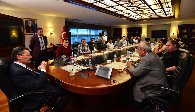 SUUDİ TURİZMCİLERDEN, BAŞKAN GÖKÇEK’E ZİYARET