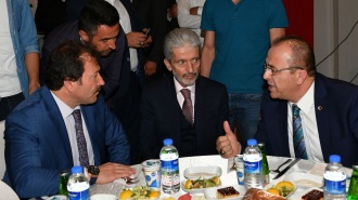 BAŞKAN TUNA İFTARDA ŞOFÖR ESNAFIYLA BİRARAYA GELDİ