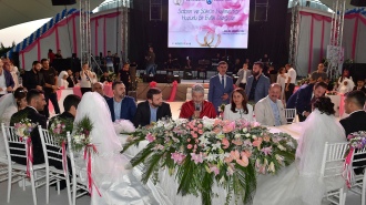 BÜYÜKŞEHİR’DEN 218 ÇİFTE DÜĞÜN ŞÖLENİ