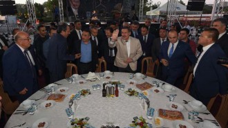 BAŞKAN GÖKÇEK, BAŞKENTLİ ŞOFÖR ESNAFIYLA İFTARDA BİRARAYA GELDİ