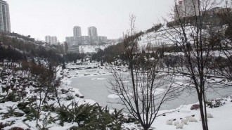 DİKMEN VADİSİ'NDE KAR GÜZELLİĞİ