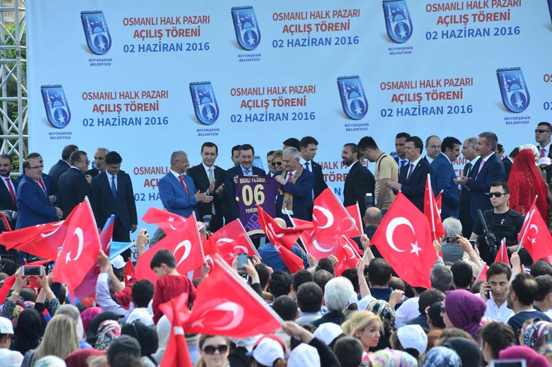 OSMANLI HALK PAZARI’NI, BAŞBAKAN YILDIRIM AÇTI (1)