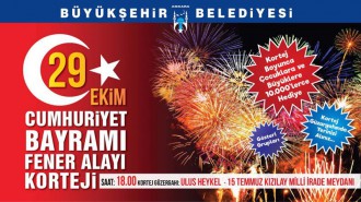 BÜYÜKŞEHİR’DEN, 29 EKİM’E COŞKULU KUTLAMA