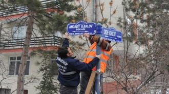 BÜYÜKELÇİ KARLOV’UN İSMİ, ARTIK YAŞADIĞI SOKAKTA